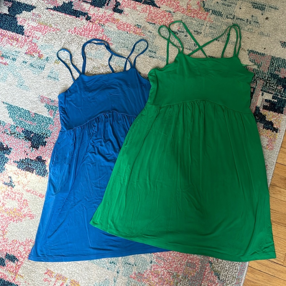 2 strappy back summer dresses 👗